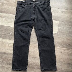 Hollister Men's Charcoal Straight Jeans